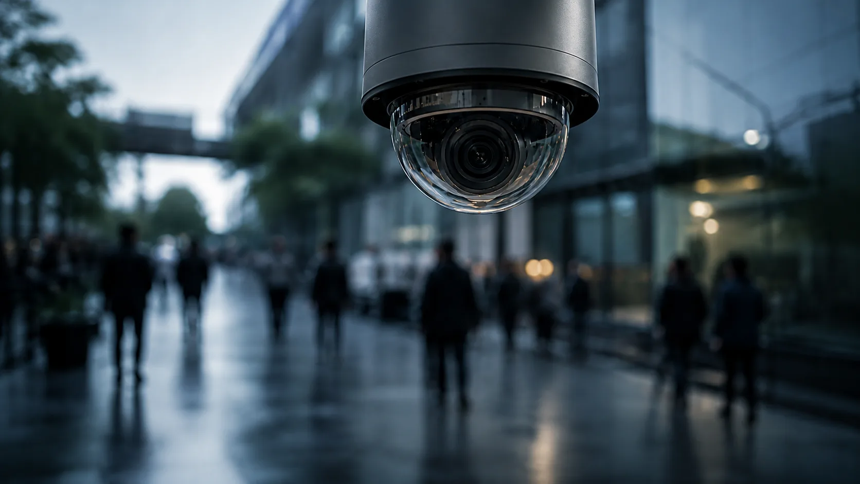 Surveillance camera in a public facility